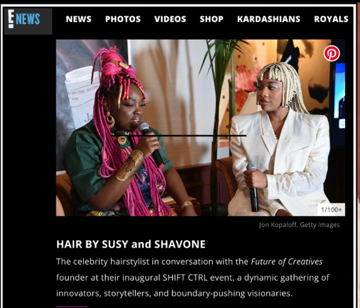 E! News coverage